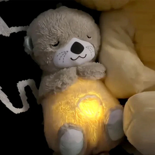 Breathing Bear Soothing Plush – Sound & Light Sleep Companion for Babies and Kids