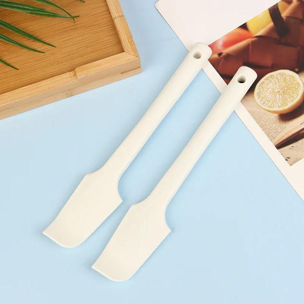 Durable Silicone Elbow Spatula Butter Cream Stirring Mixing Scraper Baking Tools For Kitchen Cakes Pastry Fondant